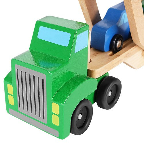 Camion porte-voitures en bois – photo 5