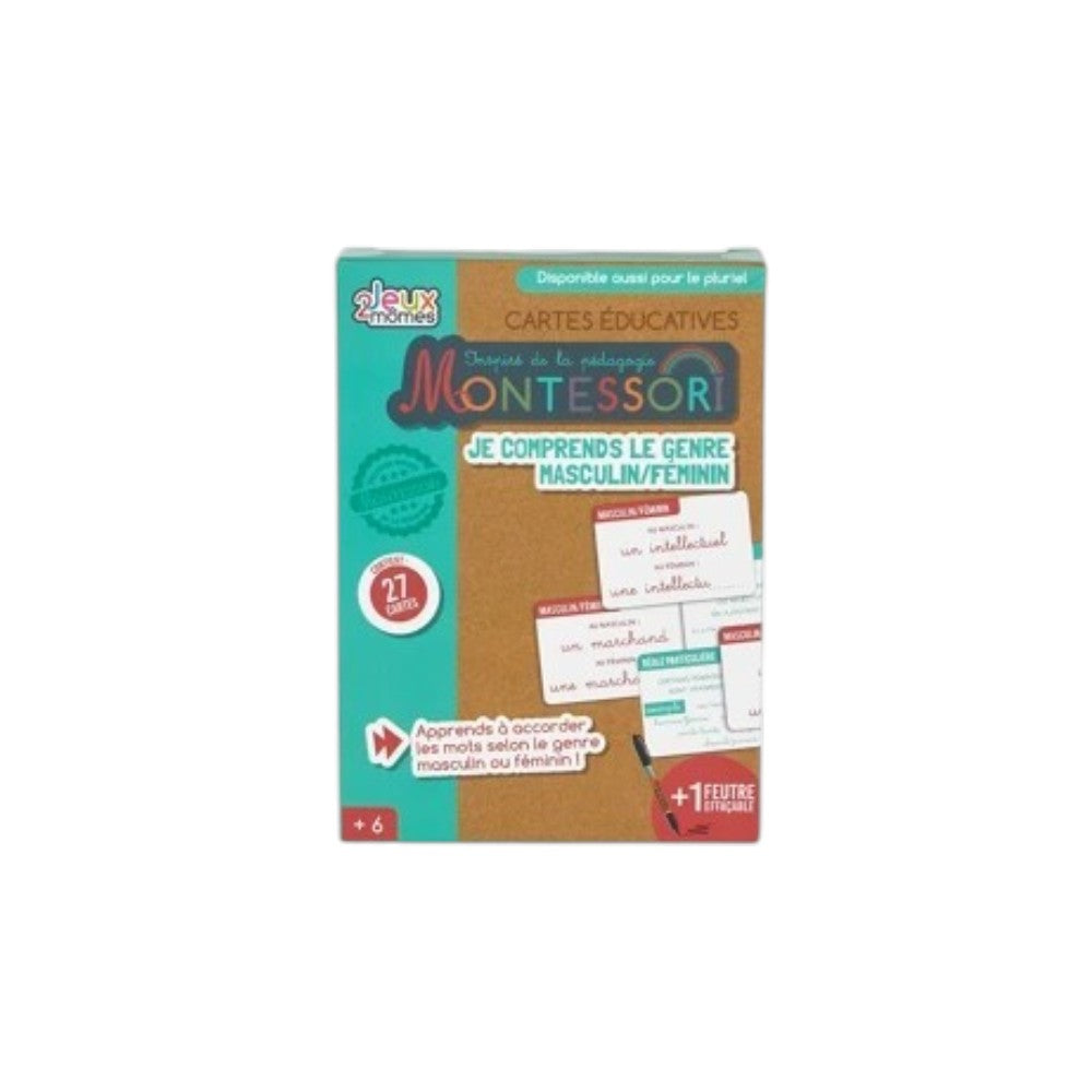 Cartes Éducatives — Je Comprends la Grammaire Montessori