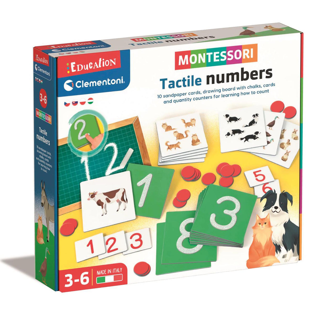 Chiffres rugueux Montessori