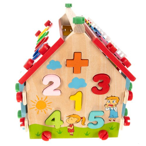 Cube sensoriel Montessori maison d'activités en bois – photo 5