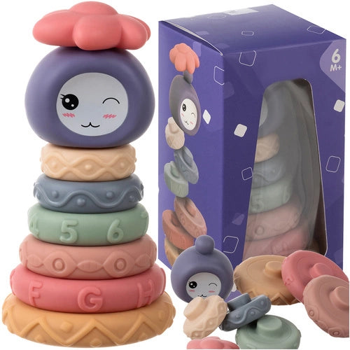 Cubes sensoriels bébé souples – tour chaton 8 pièces – photo 2