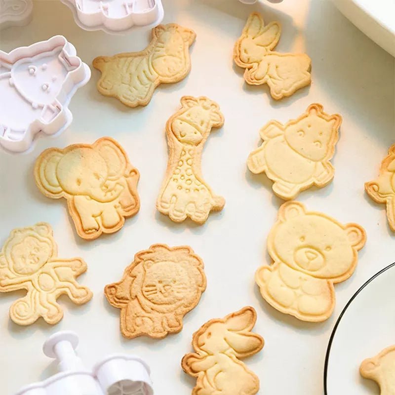 Ensemble de 4 emporte - pièces pour biscuits animaux - Mon Jouet Montessori