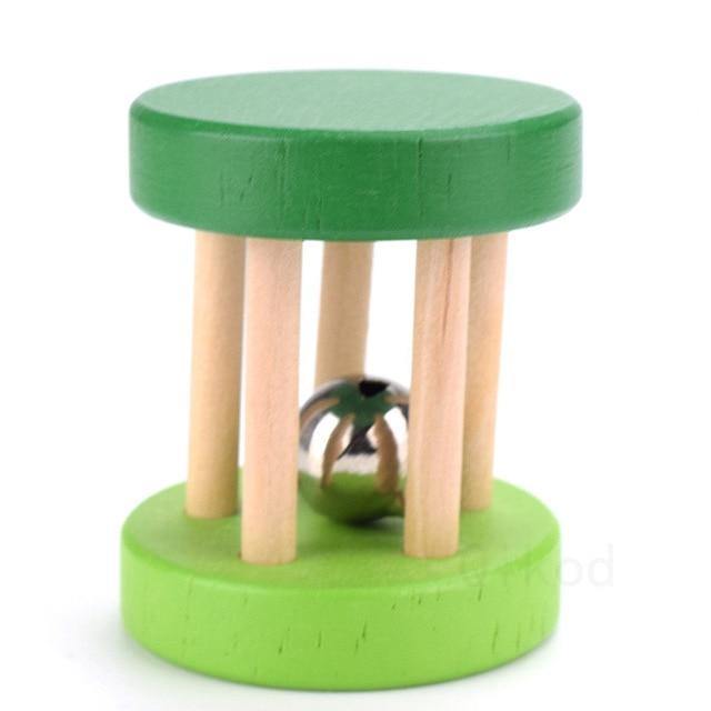 Hochet Grelot Vert - Mon Jouet Montessori