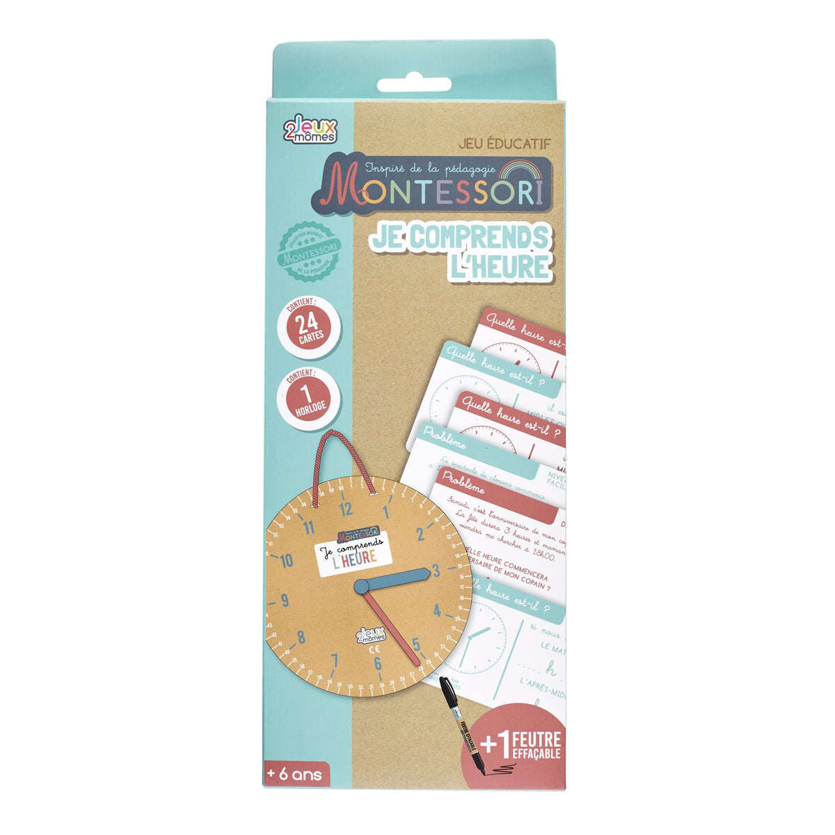 Horloge éducative Montessori – photo 2