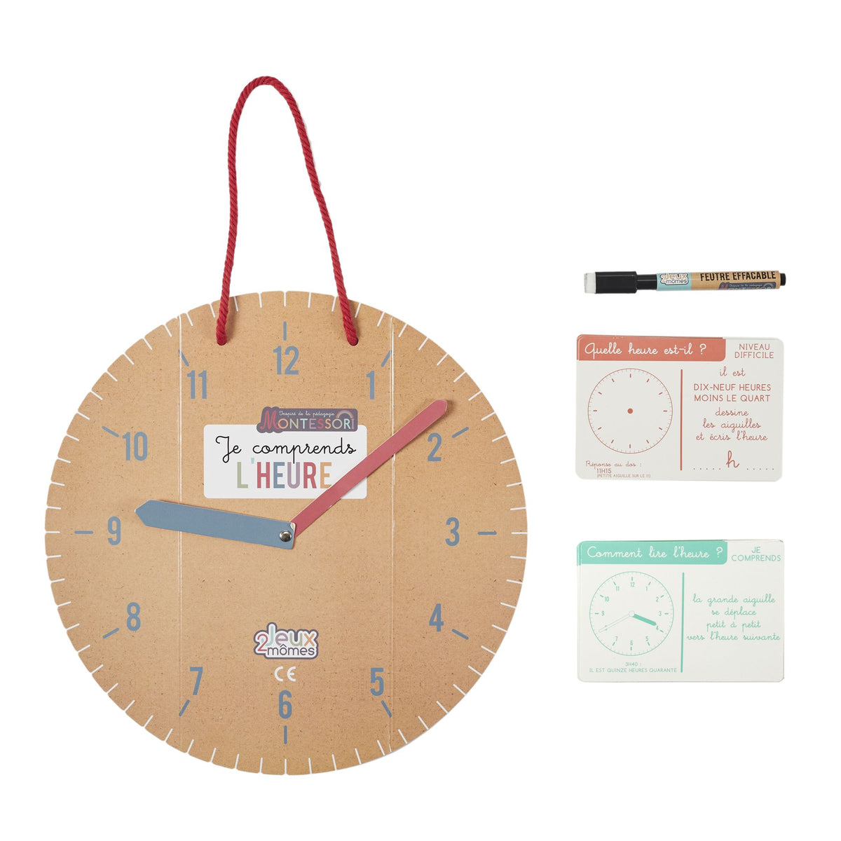 Horloge éducative Montessori – photo 3