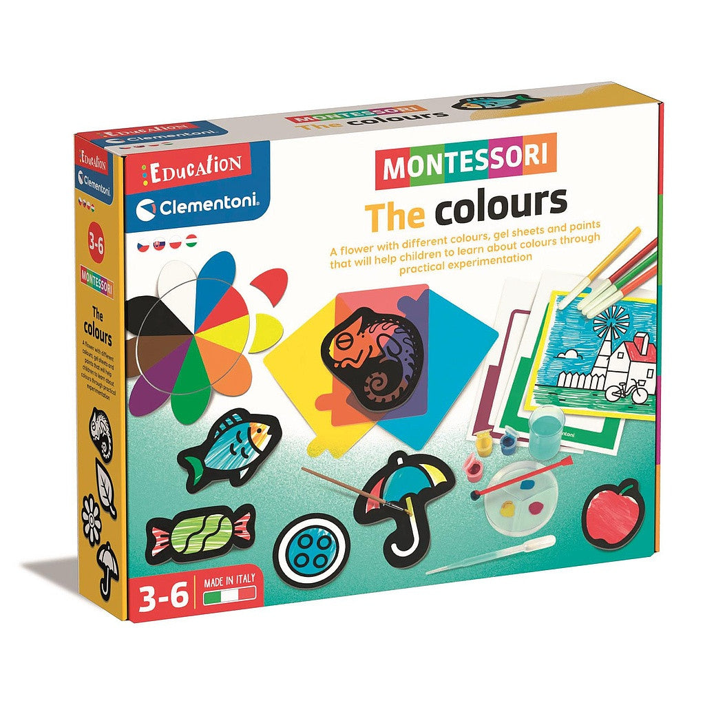 Jeu Montessori pour apprendre les couleurs