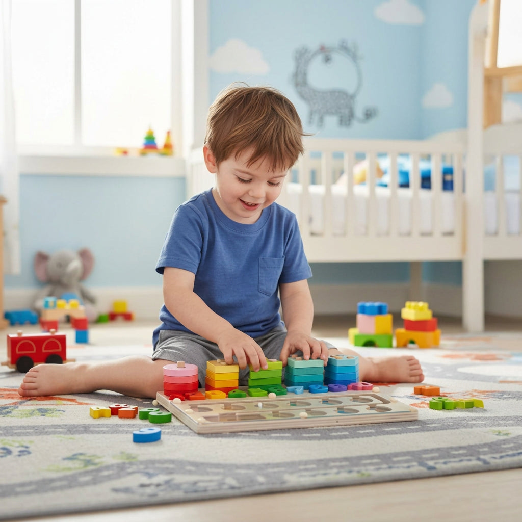 Jeu Montessori 3 en 1 en bois labyrinthe magnétique – photo 4