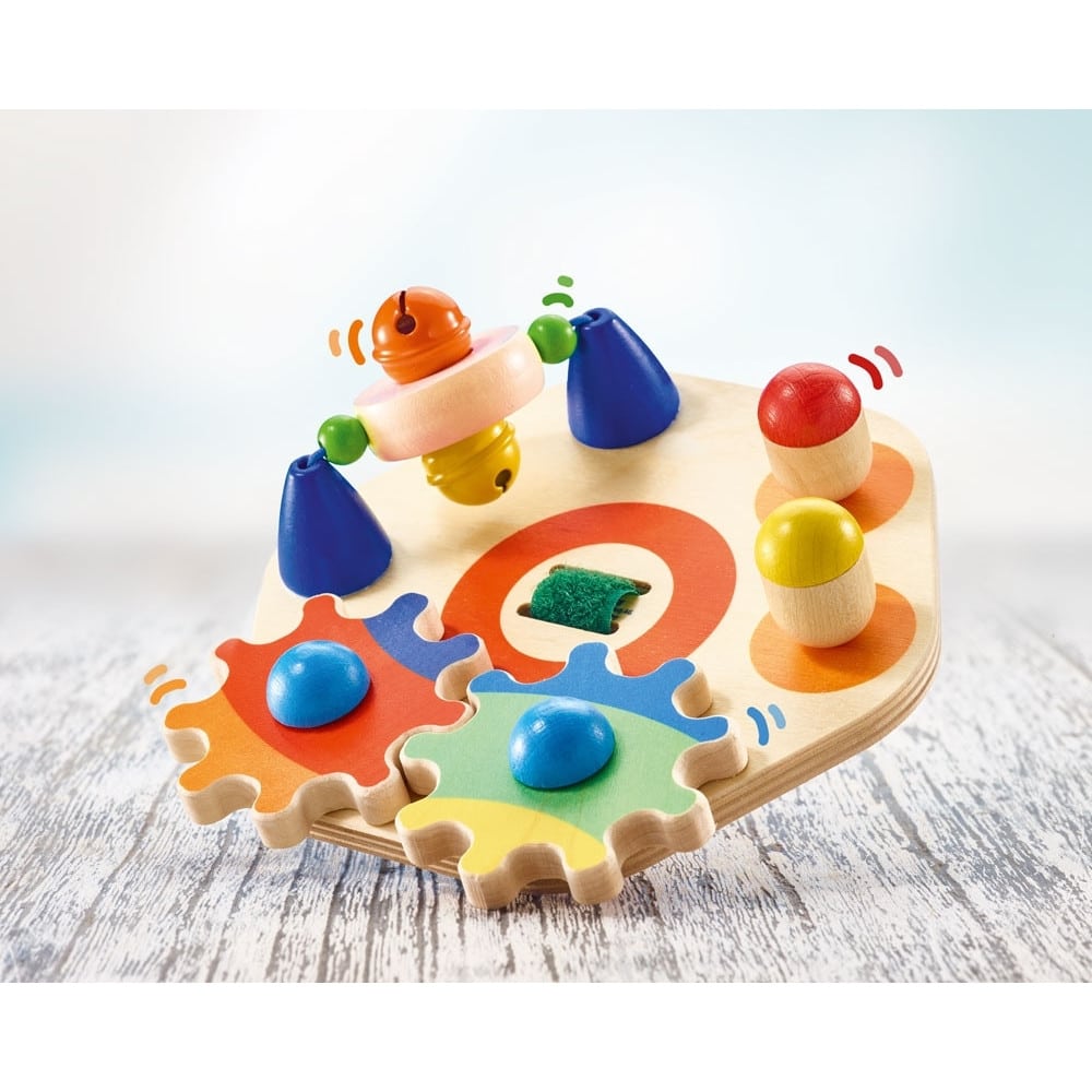 Plateau d'activités bébé en bois – photo 2