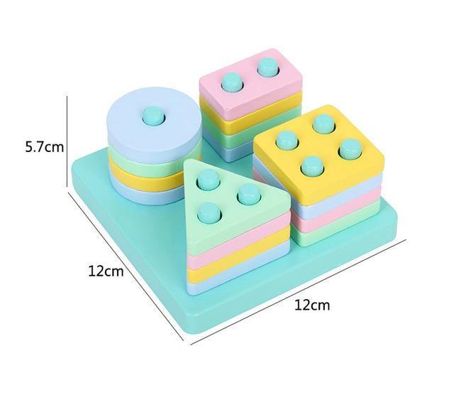 Plateau Montessori 4 Formes - Mon Jouet Montessori