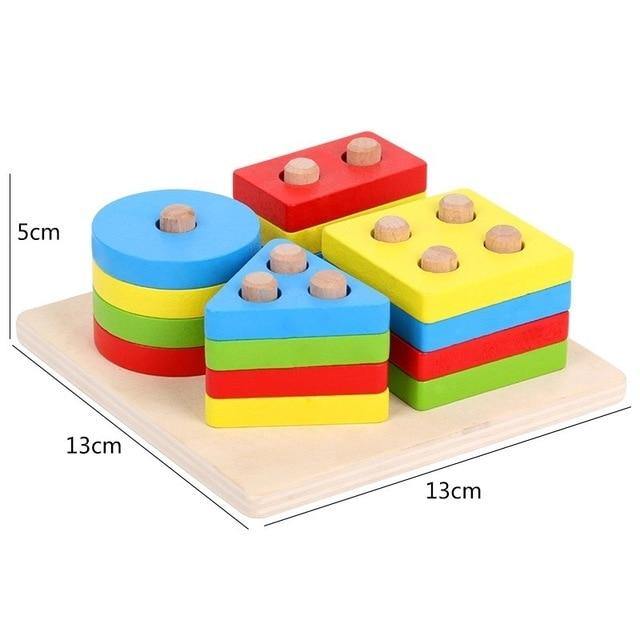 Plateau Montessori 4 Formes - Mon Jouet Montessori