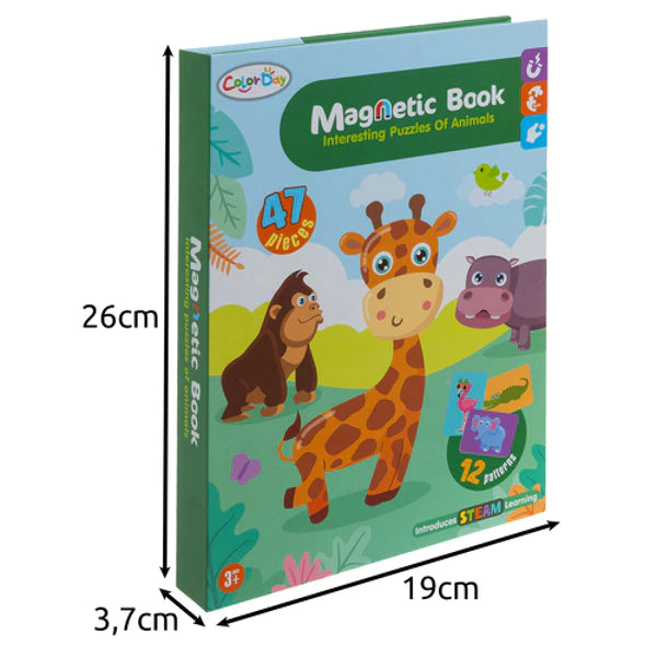 Puzzle animaux magnétique pour enfant dès 3 ans
