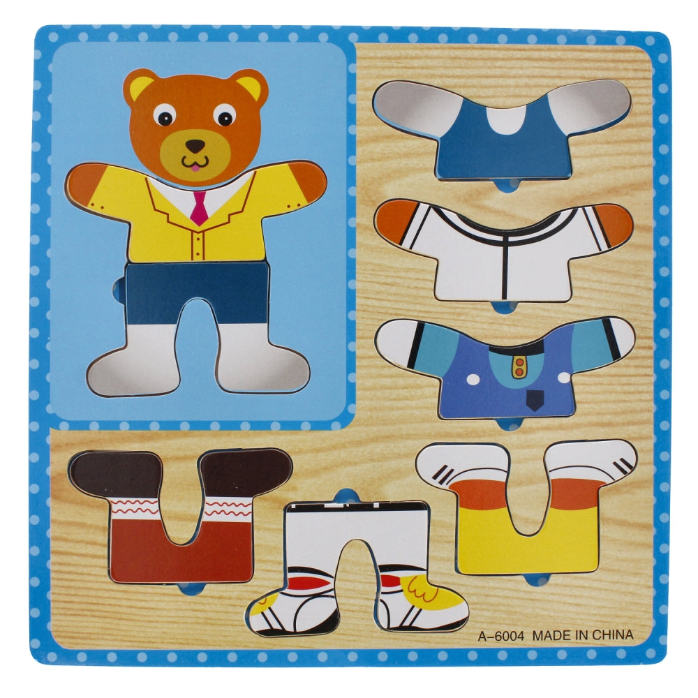 Puzzle habillage en bois lapin 8 pièces