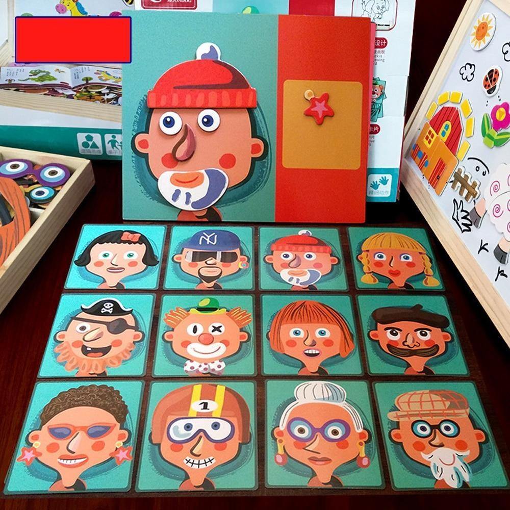 Puzzle Magnétique - Portrait Robot - Mon Jouet Montessori