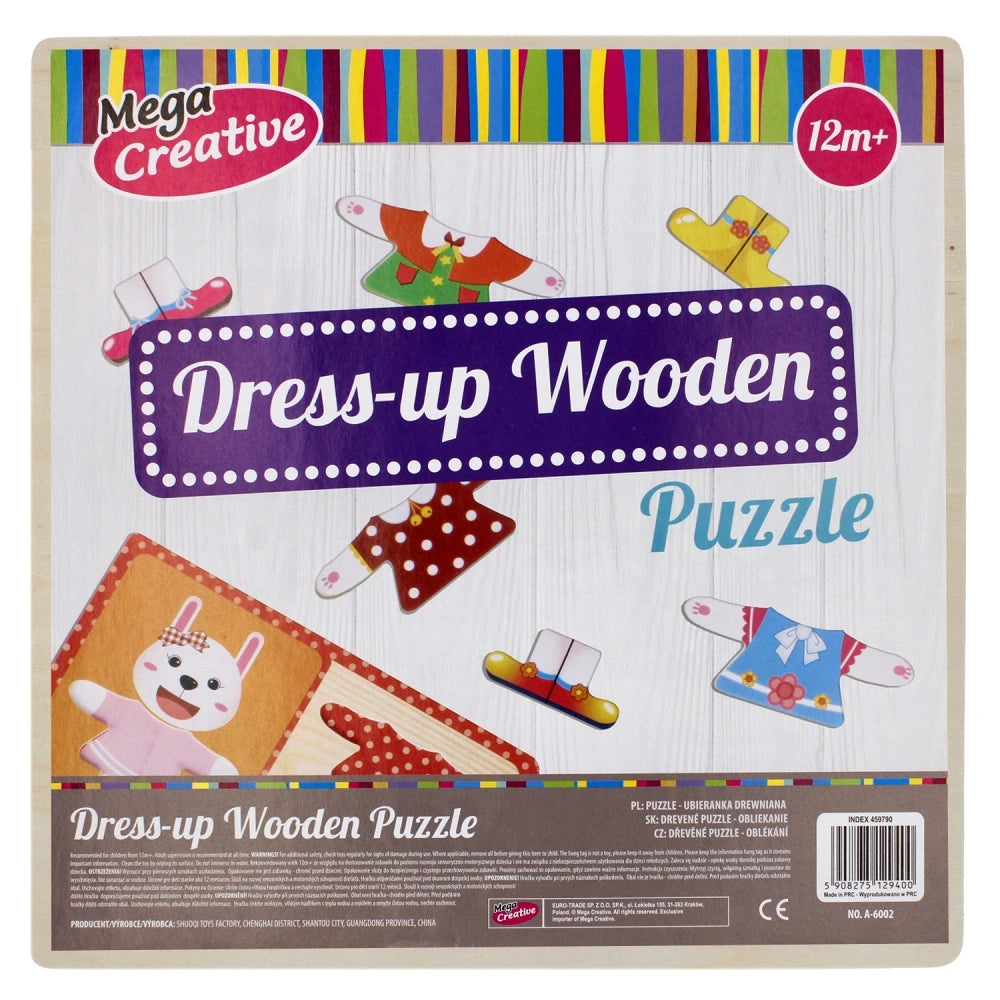 Puzzle habillage en bois – lapin