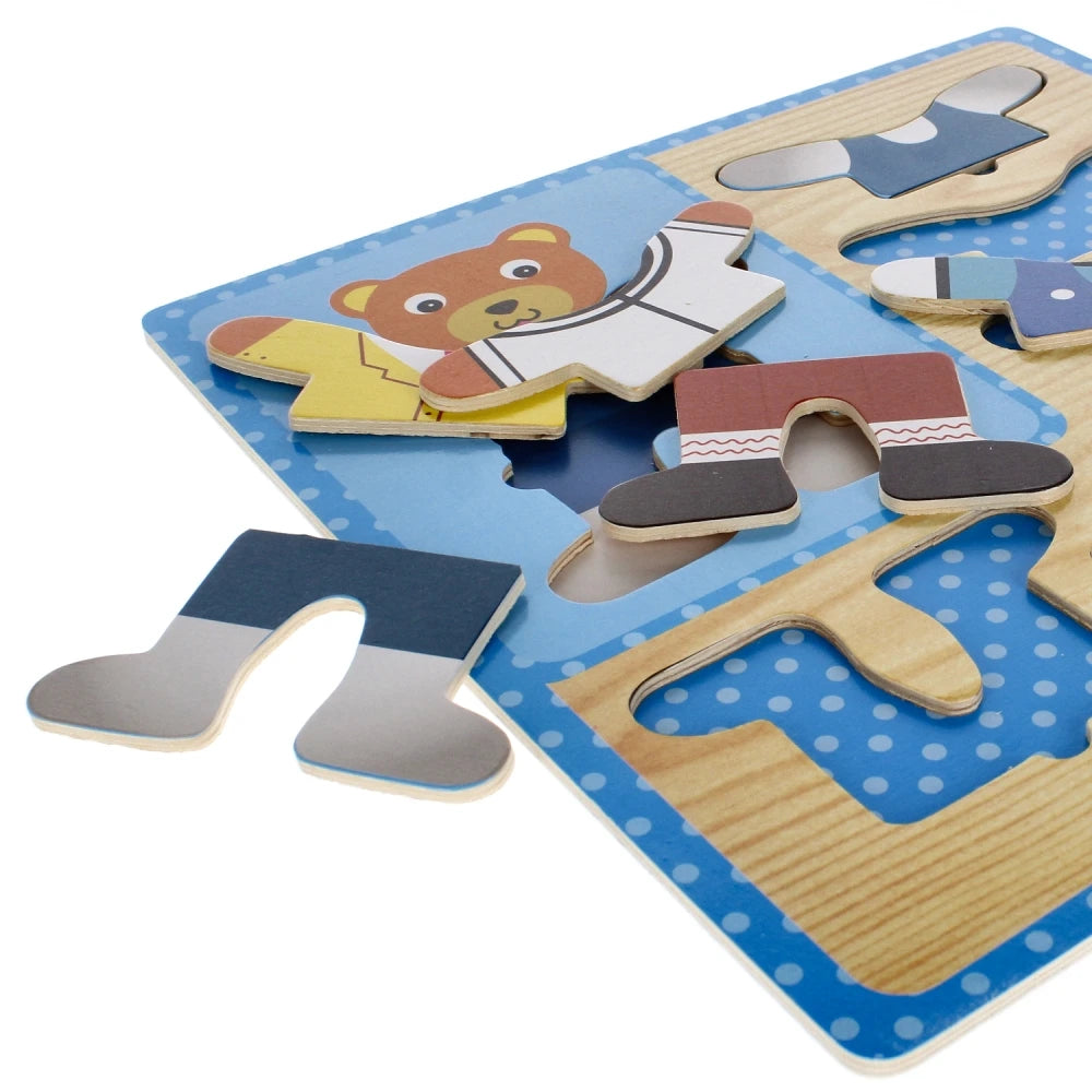 Puzzle habillage en bois – lapin
