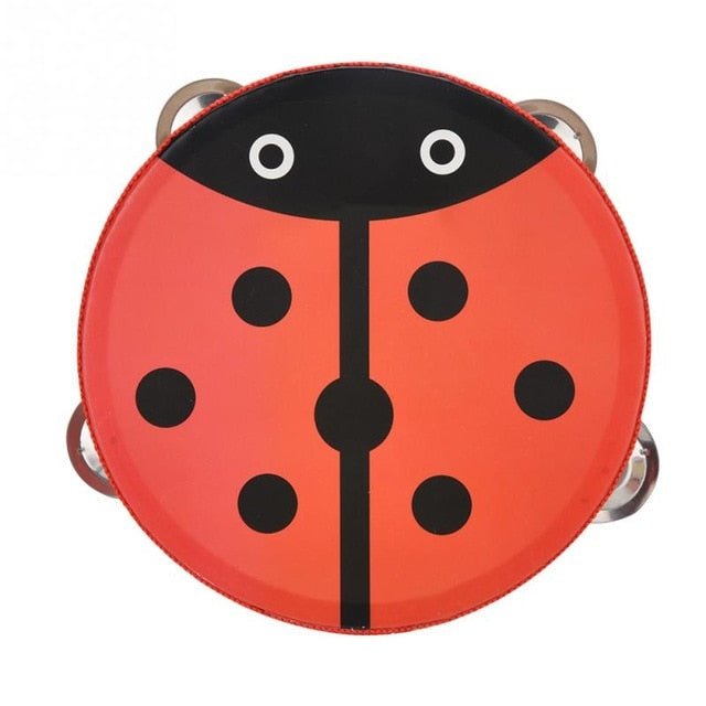 Tambourin Coccinelle pour Bébé - Mon Jouet Montessori