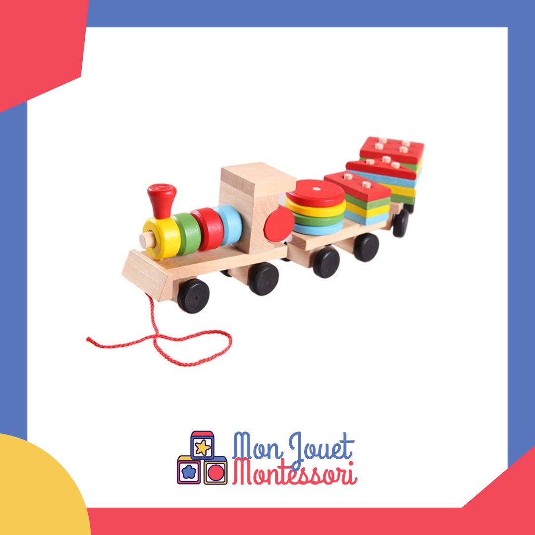 Train en Bois - Mon Jouet Montessori