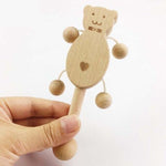 Hochet en Bois Ours - Mon Jouet Montessori