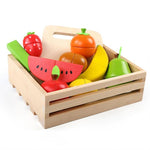 Jouet Fruits et Légumes en Bois Fruits - Mon Jouet Montessori