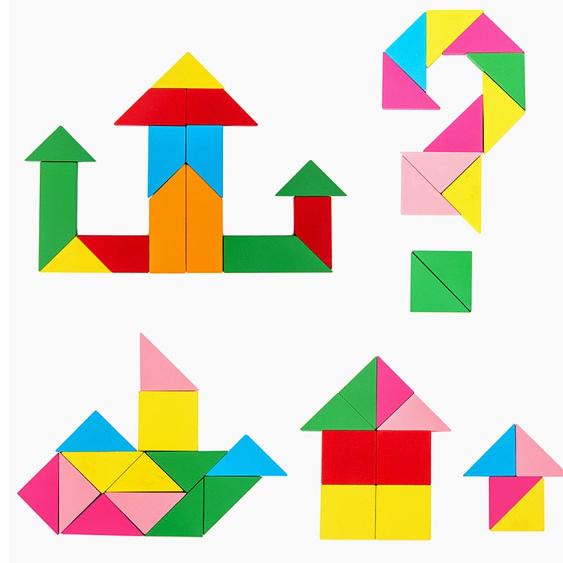 Puzzles Tangram pour Enfant - Mon Jouet Montessori