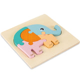 Puzzle Montessori 3D Éléphant - Mon Jouet Montessori