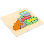 Puzzle Montessori 3D Tractopelle - Mon Jouet Montessori